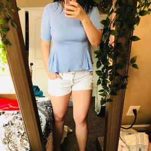 ZARA lilac color peplum